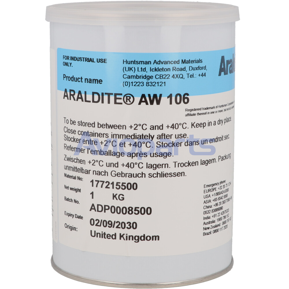 ARALDITE AW 106 , EPOXY RESIN , CAN 1 KG // AIMS10-04-020 (Z15209)